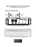 Preview for 20 page of PowerBass XMA-1205D Owner'S Manual