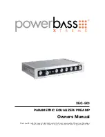 PowerBass Xtreme XEQ-5X0 Owner'S Manual preview