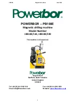 Предварительный просмотр 1 страницы POWERBOR 18B100/110 Original Instructions Manual