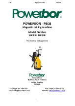 POWERBOR PB35 18C110 Original Instructions Manual preview