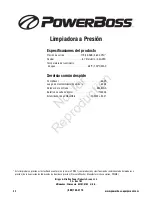 Предварительный просмотр 44 страницы PowerBoss 2.600 Operator'S Manual