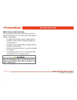 Preview for 30 page of PowerBoss 82 Europe User Manual