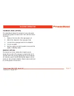 Предварительный просмотр 41 страницы PowerBoss 82 Europe User Manual