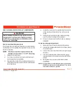 Preview for 67 page of PowerBoss 82 Europe User Manual