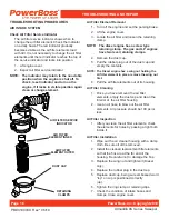 Preview for 16 page of PowerBoss 9XDLXDSLBR Service Manual