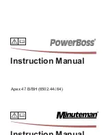 Предварительный просмотр 1 страницы PowerBoss Apex 47 B Instruction Manual