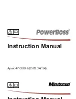 Preview for 1 page of PowerBoss apex 47 g Instruction Manual