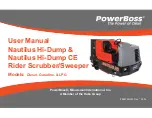 Preview for 1 page of PowerBoss Nautilus CE PB45HDSLCE User Manual