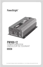 PowerBright PW900-12 Manual preview