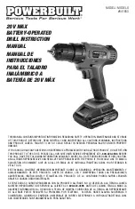 Preview for 1 page of Powerbuilt 641653 Instruction Manual