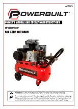 Preview for 1 page of Powerbuilt AC5025 Owner'S Manual And Operating Instructions