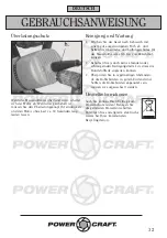 Preview for 32 page of Powercraft 42009 Instruction Manual