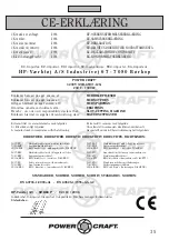 Preview for 35 page of Powercraft 42009 Instruction Manual