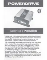 Предварительный просмотр 1 страницы PowerDrive PDIPS1000B Addendum Owner'S Manual