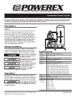 Предварительный просмотр 1 страницы Powerex CVPT Series Instructions Manual