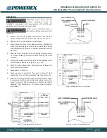 Предварительный просмотр 3 страницы Powerex MA24 Series Installation & Operating Instructions