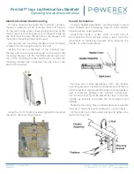 Предварительный просмотр 6 страницы Powerex Medical FirstCall MFLD-LIQ-NFPA-GG-PSI Operating & Maintenance Manual