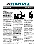 Preview for 1 page of Powerex Medical Packing System MPD Product Manual