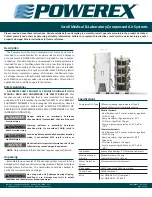 Powerex MSD02A3 Manual preview