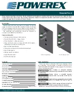 Предварительный просмотр 1 страницы Powerex PX-SLP-1 Instructions Manual