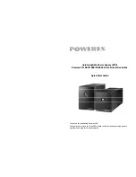 Preview for 1 page of Powerex VI 1000 LED Quick Start Manual