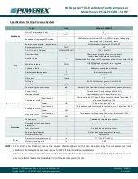 Preview for 5 page of Powerex WhisperAir PCC Series Installation, Operation And Maintenance Instructions