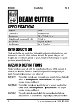 Preview for 2 page of Powerfist 8885048 User Manual