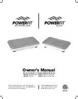 Preview for 1 page of PowerFit ELITE DELUXE PFE-1912 Owner'S Manual