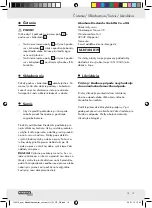 Preview for 19 page of Powerfix Profi 0419684 Operation And Safety Notes