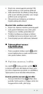 Предварительный просмотр 23 страницы Powerfix Profi 102668 Operation And Safety Notes