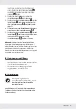 Preview for 19 page of Powerfix Profi 107268 Operation And Safety Notes