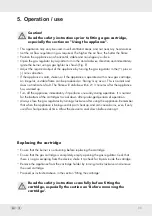 Preview for 11 page of Powerfix Profi 107405 Operation And Safety Notes