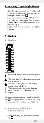 Предварительный просмотр 9 страницы Powerfix Profi 109791 Operation And Safety Notes