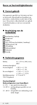 Предварительный просмотр 22 страницы Powerfix Profi 109791 Operation And Safety Notes