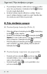 Preview for 22 page of Powerfix Profi 113230 Operation And Safety Notes