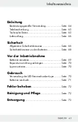 Preview for 63 page of Powerfix Profi 113230 Operation And Safety Notes