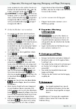 Preview for 47 page of Powerfix Profi 270125 Assembly, Operating And Safety Instructions