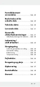 Предварительный просмотр 39 страницы Powerfix Profi 271367 Operation And Safety Notes