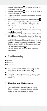 Preview for 10 page of Powerfix Profi 273599 Operation And Safety Notes