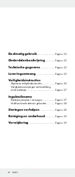 Preview for 25 page of Powerfix Profi 273599 Operation And Safety Notes