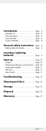 Preview for 5 page of Powerfix Profi 275268 Operation And Safety Notes