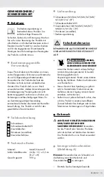 Предварительный просмотр 14 страницы Powerfix Profi 276186 Operation And Safety Notes