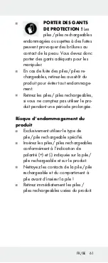 Preview for 61 page of Powerfix Profi 285131 Operation And Safety Notes