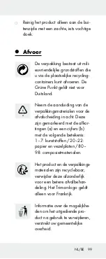 Preview for 99 page of Powerfix Profi 285131 Operation And Safety Notes