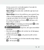 Preview for 49 page of Powerfix Profi 292045 Operation And Safety Notes