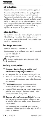 Preview for 10 page of Powerfix Profi 292905 Operating Instructions Manual