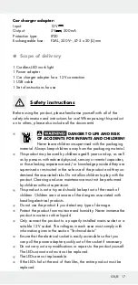 Предварительный просмотр 17 страницы Powerfix Profi 296661 Operation And Safety Notes