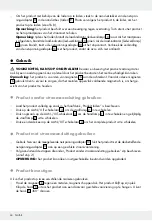 Preview for 34 page of Powerfix Profi 304982 Operation And Safety Notes