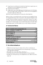 Preview for 85 page of Powerfix Profi 306852 Operating And Safety Instructions, Translation Of Original Operating Manual