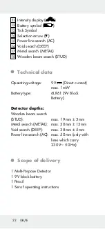 Preview for 22 page of Powerfix Profi 306954 Operation And Safety Notes